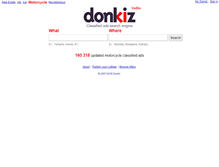 Tablet Screenshot of motorcycle.donkiz.in