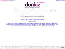 Tablet Screenshot of donkiz.be