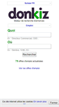 Mobile Screenshot of emploi.donkiz.ch