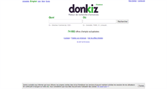 Desktop Screenshot of emploi.donkiz.fr