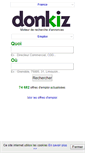 Mobile Screenshot of emploi.donkiz.fr