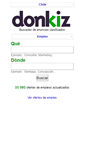Mobile Screenshot of empleo.donkiz.cl