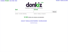 Tablet Screenshot of empleo.donkiz.cl