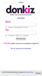 Mobile Screenshot of donkiz.fr