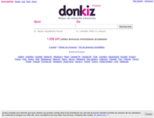 Tablet Screenshot of donkiz.fr