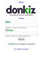 Mobile Screenshot of empleo.donkiz.com.mx