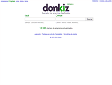 Tablet Screenshot of empleo.donkiz.com.mx