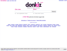 Tablet Screenshot of donkiz.it