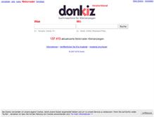 Tablet Screenshot of motorrader.donkiz.de