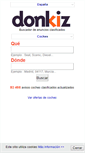 Mobile Screenshot of coches.donkiz.es