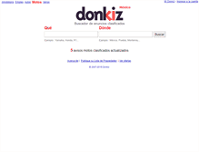 Tablet Screenshot of motos.donkiz.com.mx